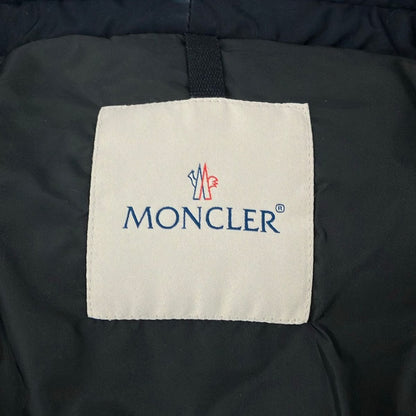 Moncler Down Coat 1 S Renne Dark Navy Long Sleeve Zip Up Winter — view 3