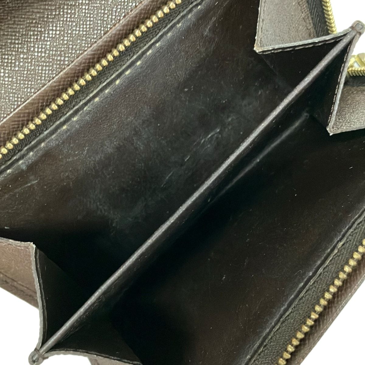 Louis Vuitton Bifold Wallet Damier Porte Monet Billets Tresor Ebene Leather — view 4