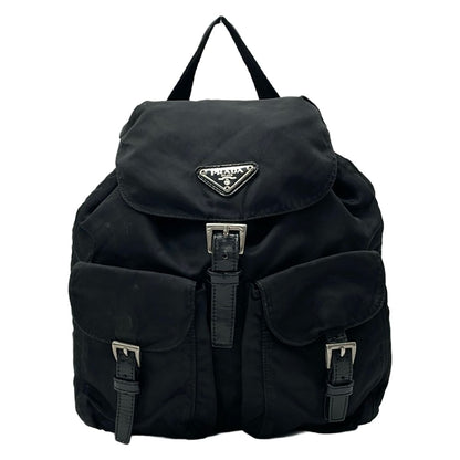 Prada Backpack Black Leather