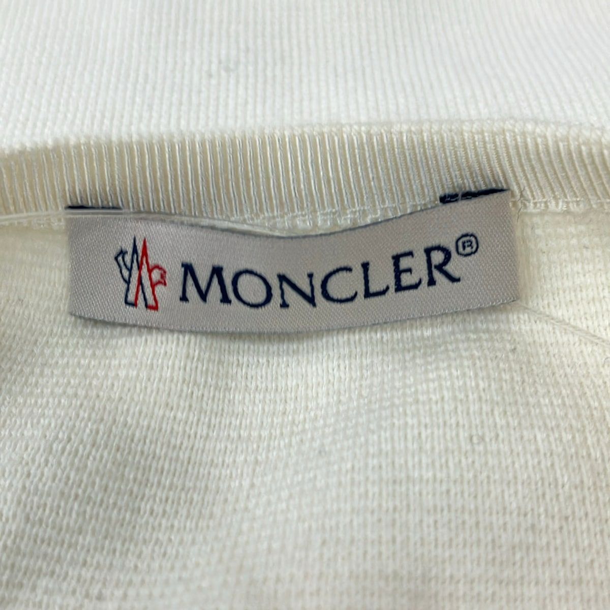 Moncler Down Vest XS Maglione Tricot Gilet Ivory — view 3