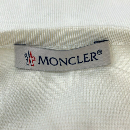 Moncler Down Vest XS Maglione Tricot Gilet Ivory — view 3