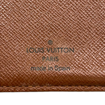 Louis Vuitton Bifold Wallet Monogram Porte Monet Viet Viennois Leather — view 5
