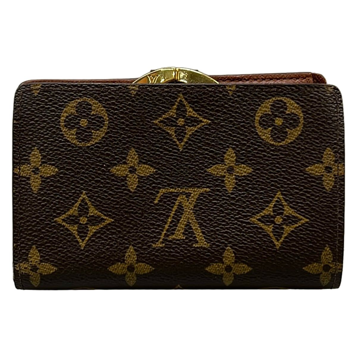 Louis Vuitton Bifold Wallet Monogram Porte Monet Viet Viennois Leather — view 2