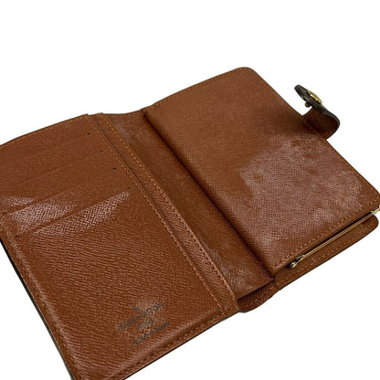 Louis Vuitton Bifold Wallet Monogram Porte Monet Viet Viennois Leather — view 3