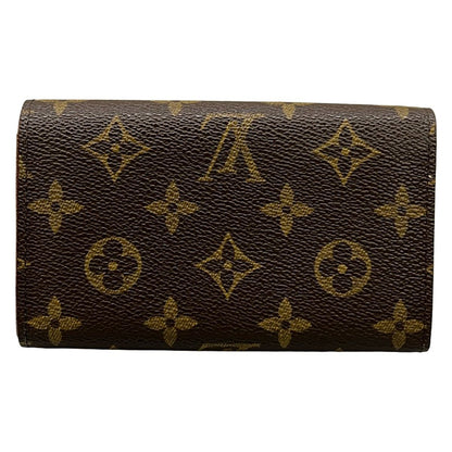 Louis Vuitton Bifold Wallet Monogram Porte Monet Viet Tresor Leather — view 2