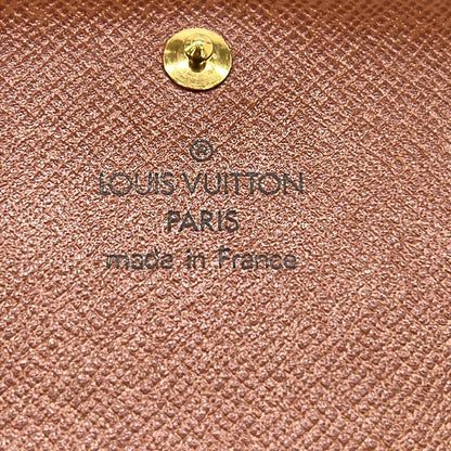 Louis Vuitton Bifold Wallet Monogram Porte Monet Viet Tresor Leather — view 5