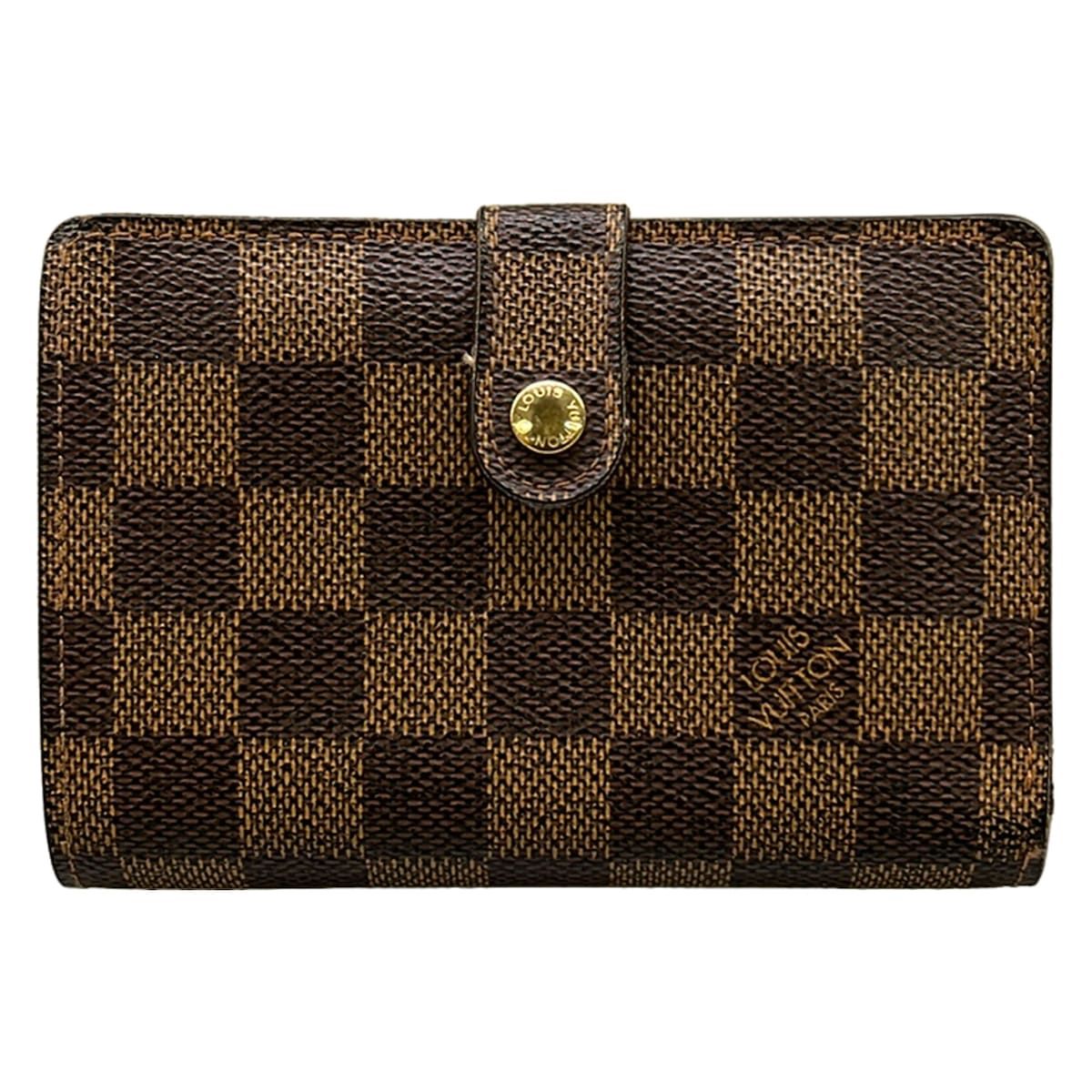 Louis Vuitton Bifold Wallet Damier Porte Monet Billets Viennois Ebene