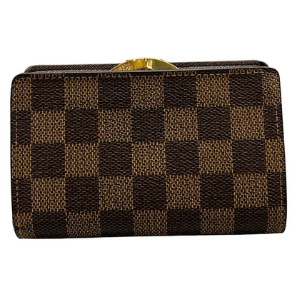 Louis Vuitton Bifold Wallet Damier Porte Monet Billets Viennois Ebene — view 2