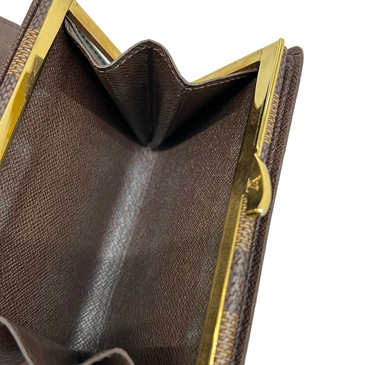 Louis Vuitton Bifold Wallet Damier Porte Monet Billets Viennois Ebene — view 4