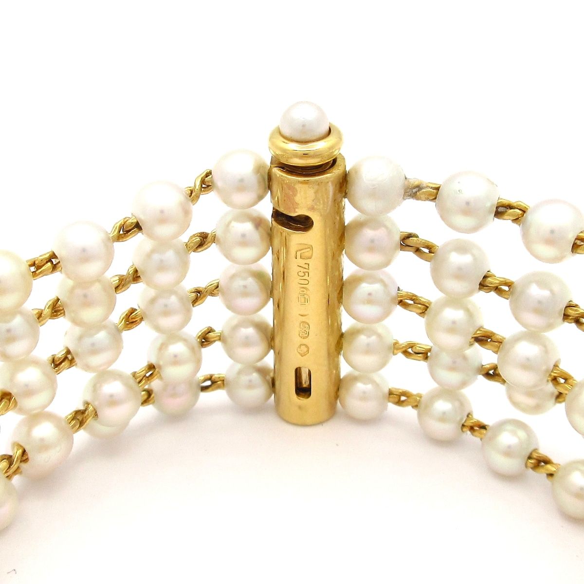Chanel Watch Mademoiselle Pearl Bracelet White — view 4