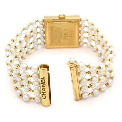 Chanel Watch Mademoiselle Pearl Bracelet White — view 7