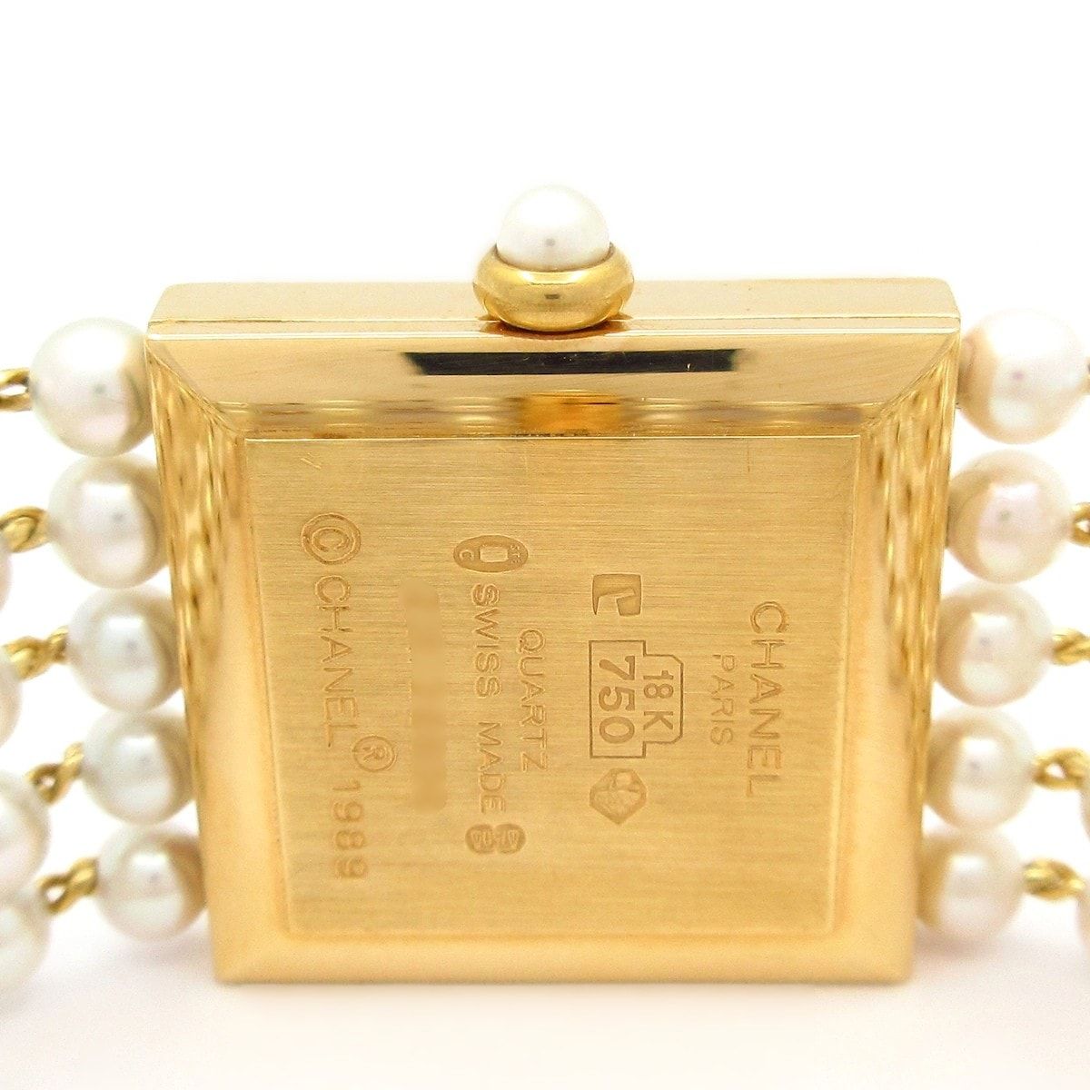 Chanel Watch Mademoiselle Pearl Bracelet White — view 3