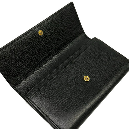 Gucci Wallet Double Continental GG Marmont Black Leather — view 3