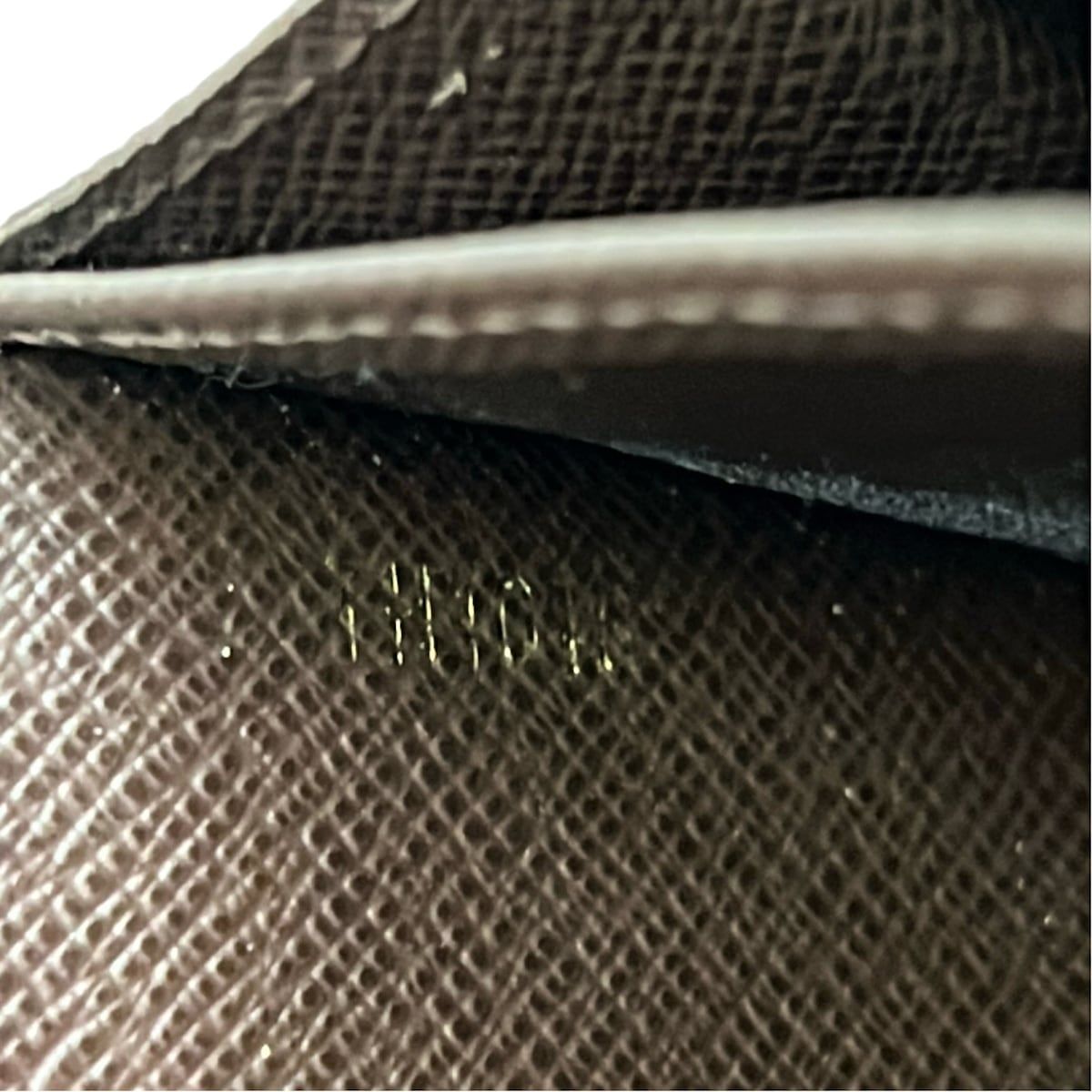 Louis Vuitton Wallet Monogram Mini Lin Portefeuille Sarah Ebene Cotton Linen — view 6