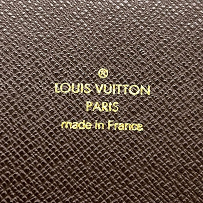 Louis Vuitton Wallet Monogram Mini Lin Portefeuille Sarah Ebene Cotton Linen — view 5