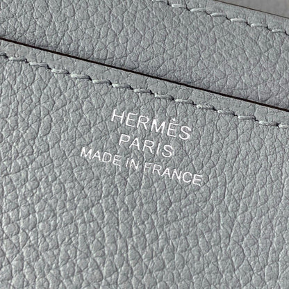 Hermes Wallet Constance Long Tougo Gris Perle Silver — view 6