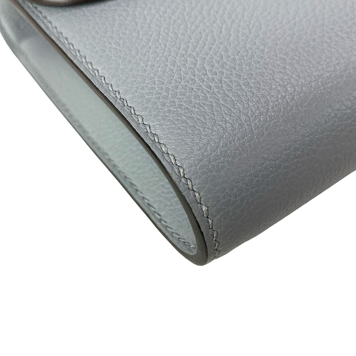 Hermes Wallet Constance Long Tougo Gris Perle Silver — view 7