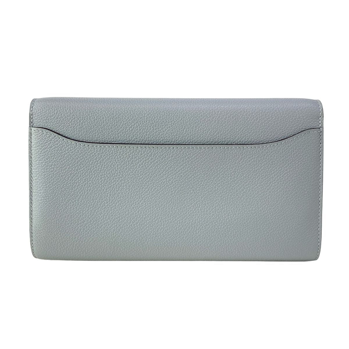 Hermes Wallet Constance Long Tougo Gris Perle Silver — view 2
