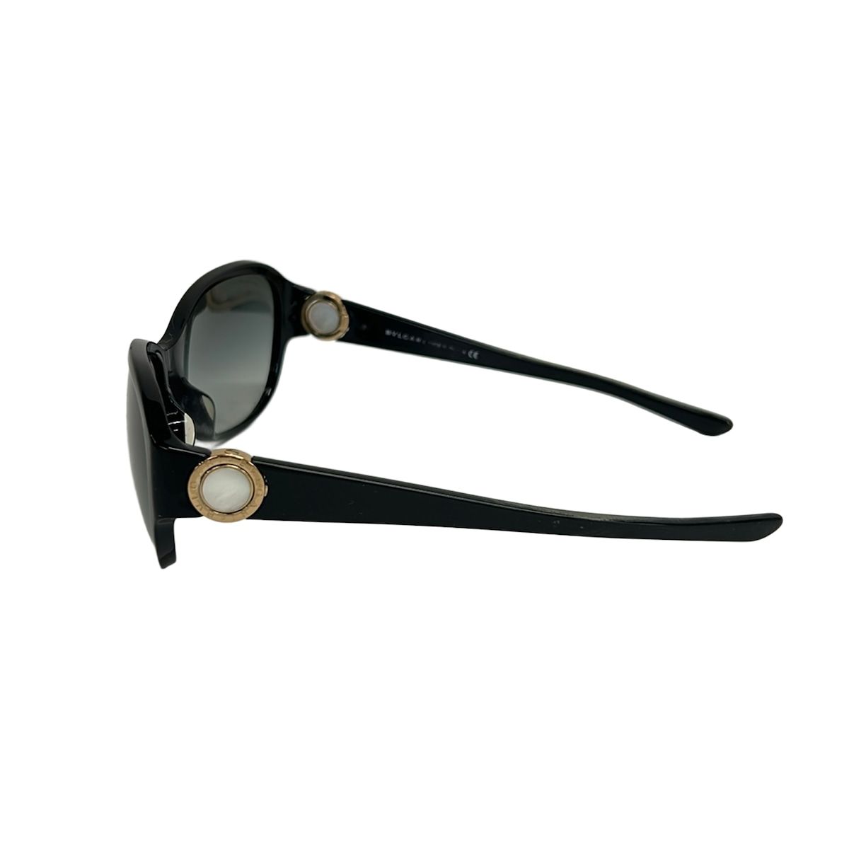 Bvlgari Sunglasses Black Silver Gold Eyewear — view 2