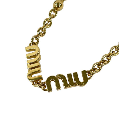 Miu Miu Necklace Gold