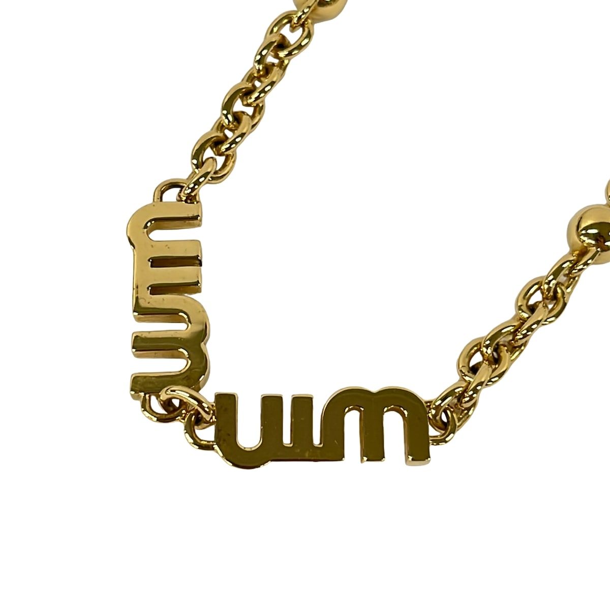 Miu Miu Necklace Gold — view 3