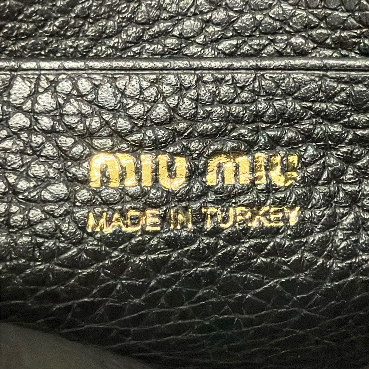 Miu Miu Card Case Black Leather — view 4
