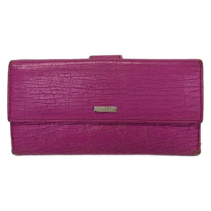 Gucci Wallet Pink Leather