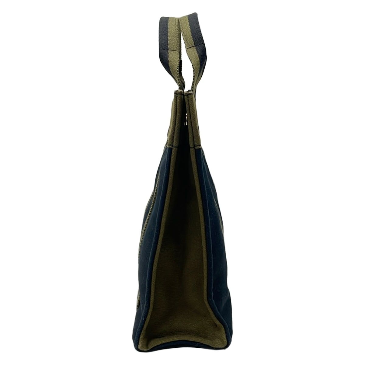 Hermes Tote Fourre Tout PM Black Khaki Silver — view 2