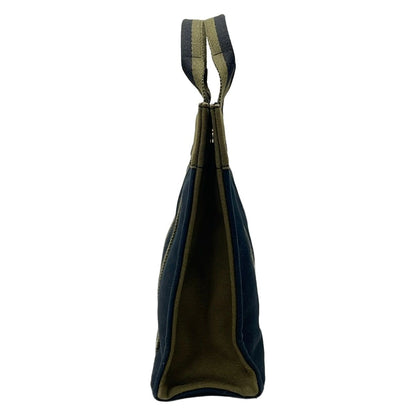Hermes Tote Fourre Tout PM Black Khaki Silver — view 2