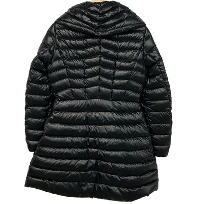 Moncler Down Coat 1 S Faucon Black Long Sleeve Quilted Winter — view 2