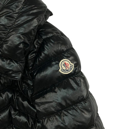 Moncler Down Coat 1 S Faucon Black Long Sleeve Quilted Winter — view 9