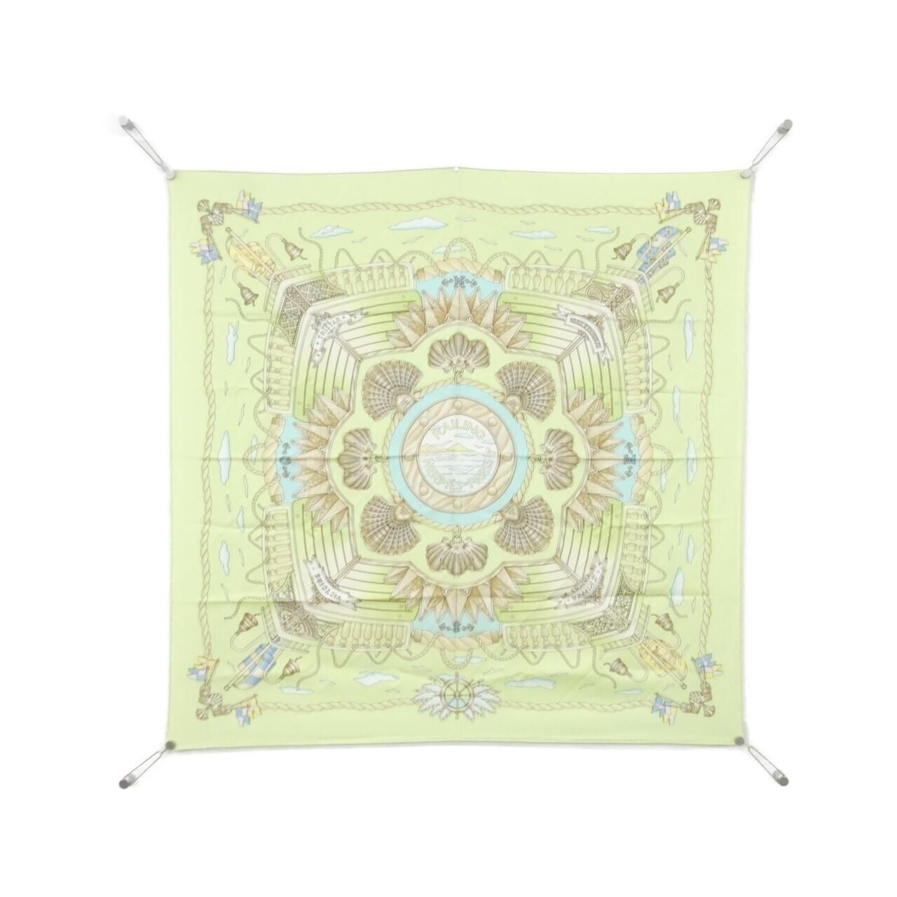 Hermes Railing Scarf Green