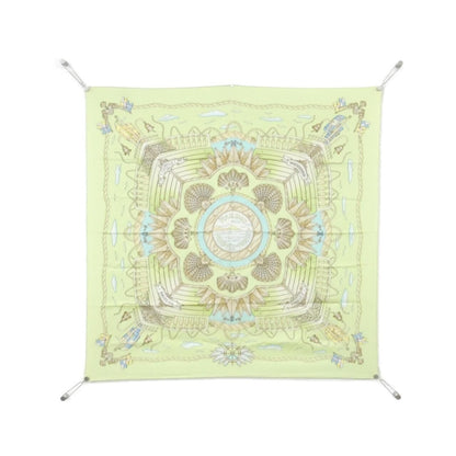 Hermes Railing Scarf Green