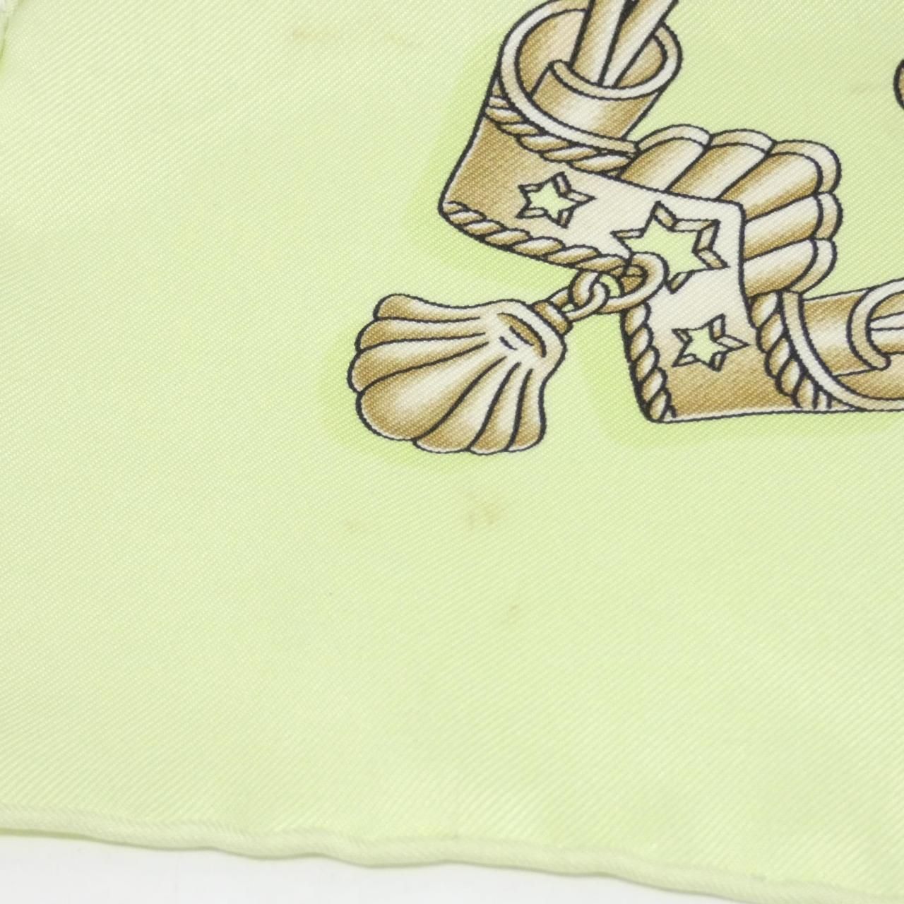 Hermes Railing Scarf Green — view 4