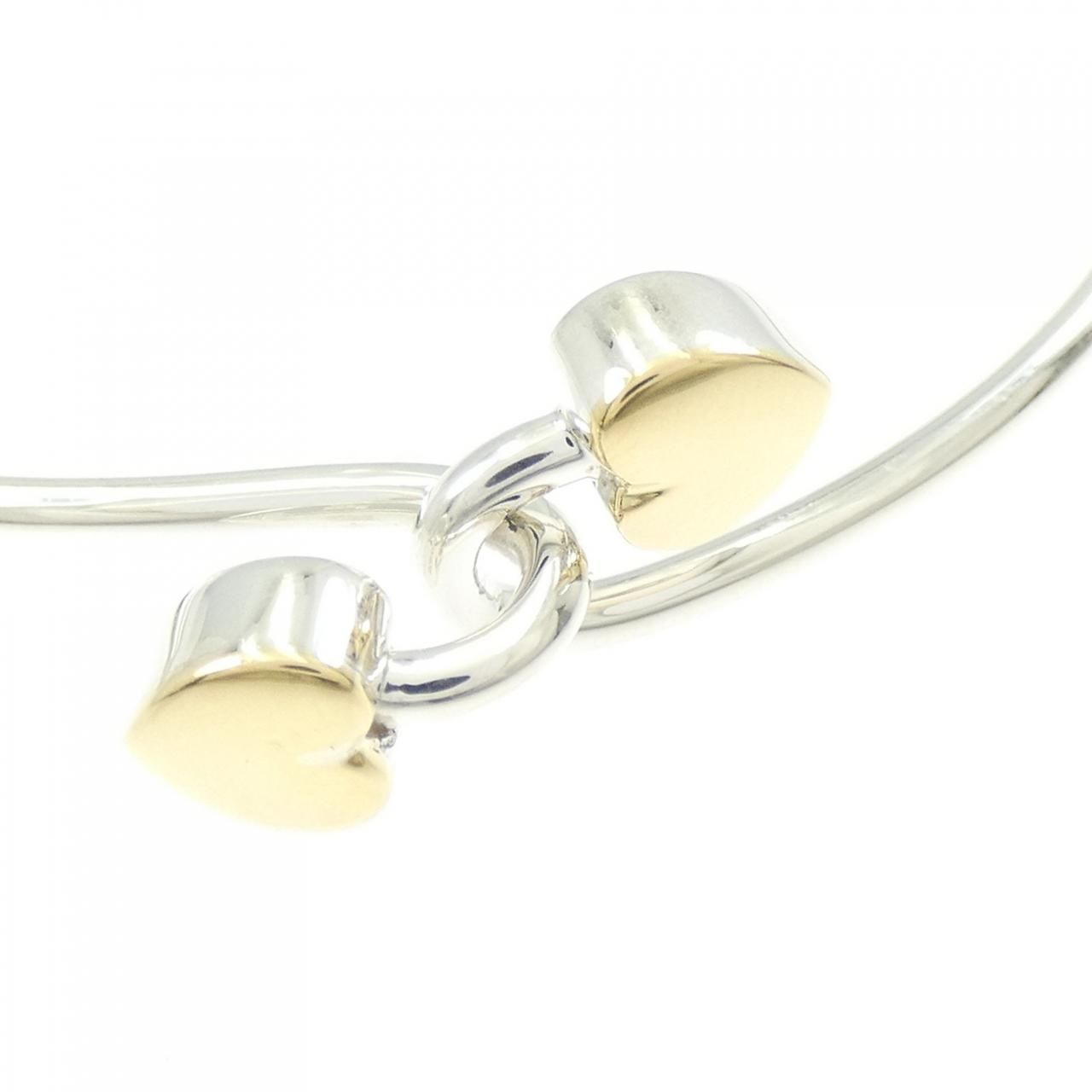 Tiffany & Co Vintage Solid Double Bangle Bracelet — view 2