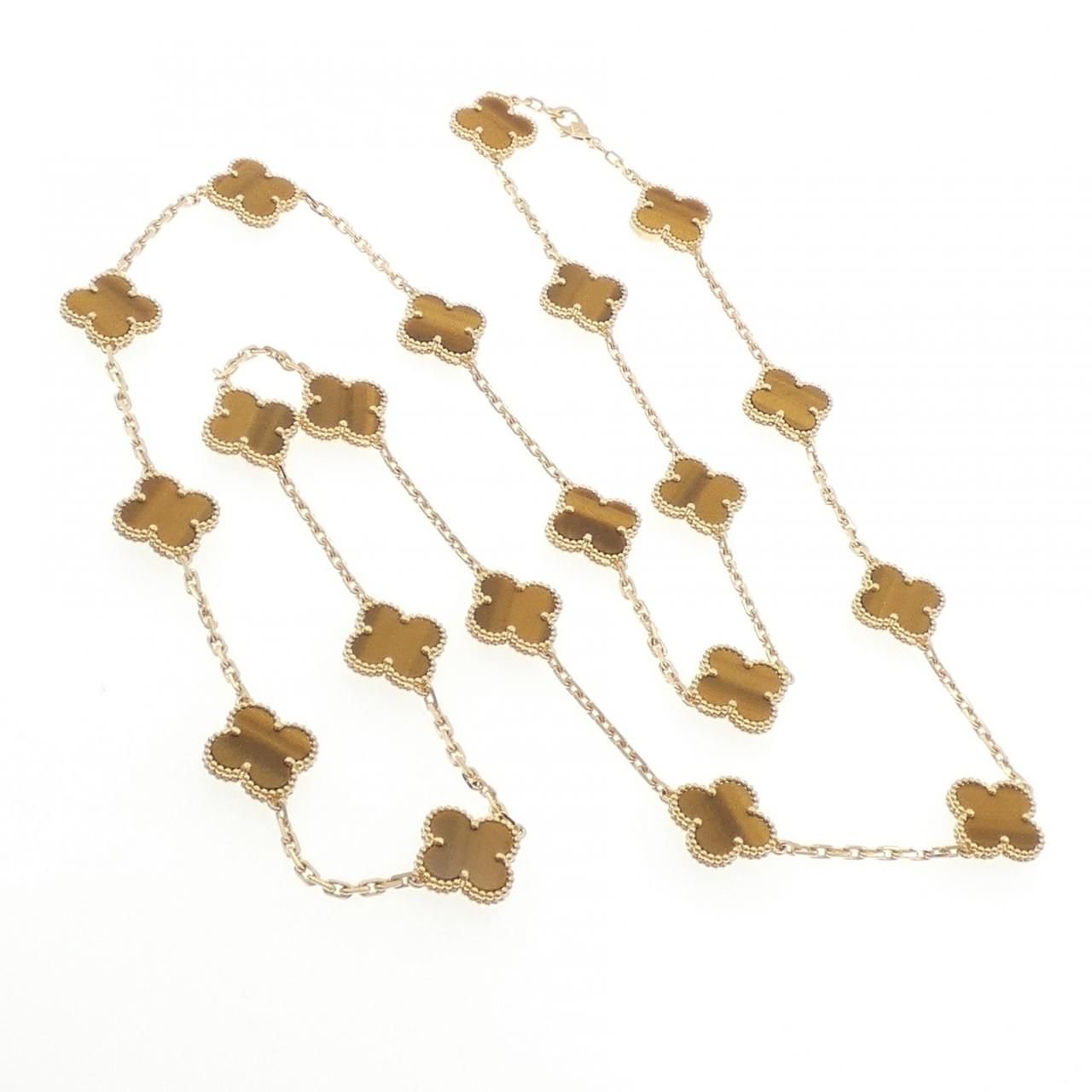 Van Cleef & Arpels Vintage Alhambra 20 Motif Necklace — view 5