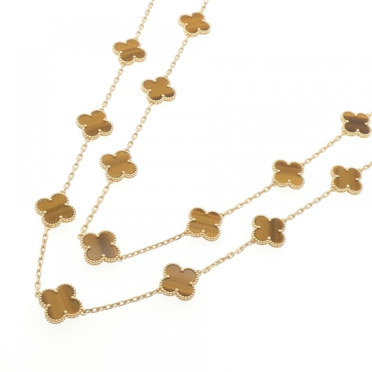 Van Cleef & Arpels Vintage Alhambra 20 Motif Necklace — view 2