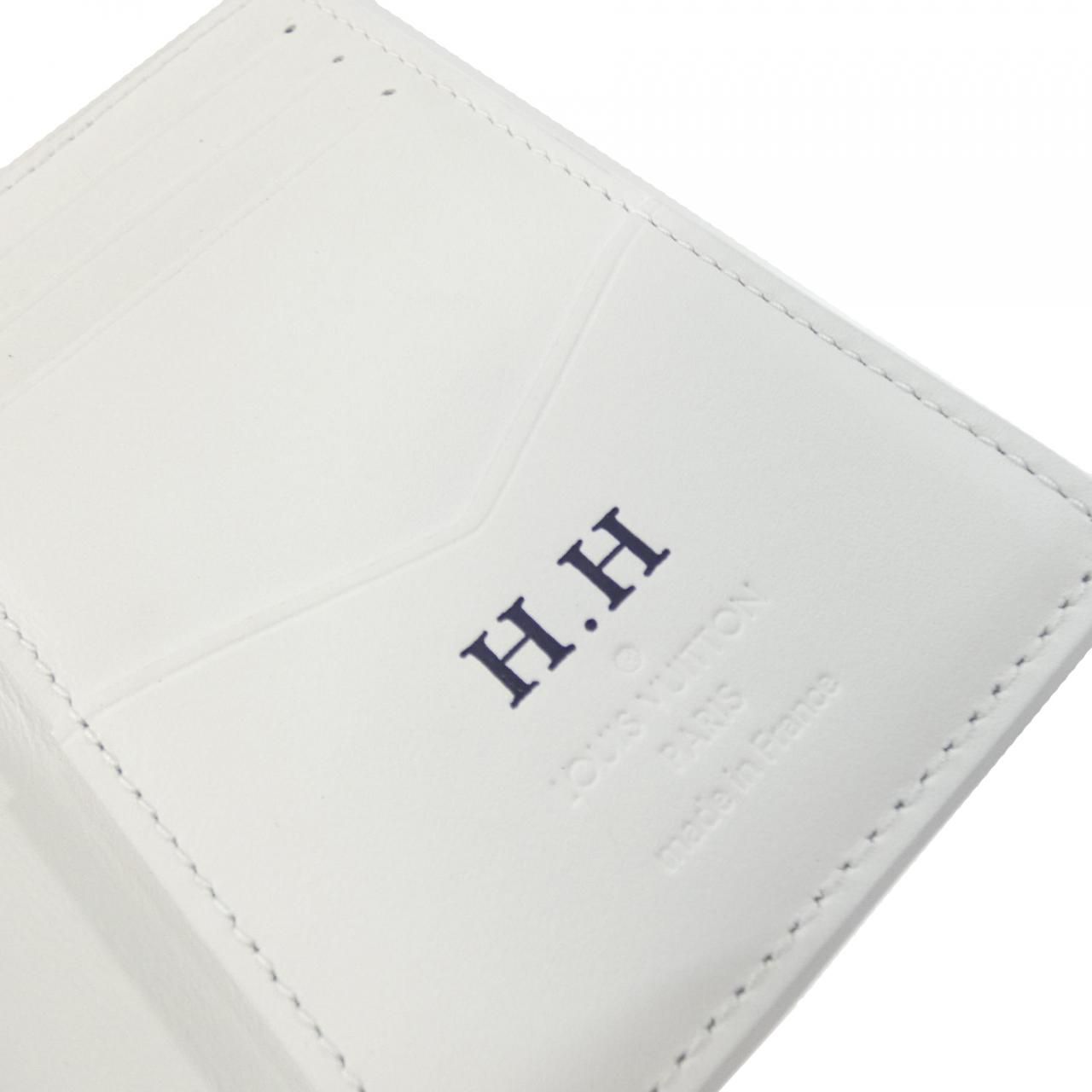 Louis Vuitton Monogram Shadow Ganaiza de Poche Card Case — view 6