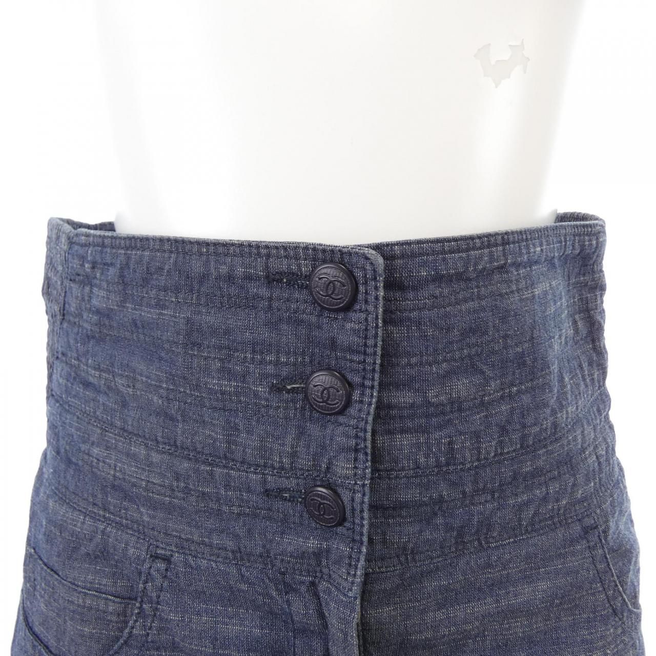Chanel Vintage Skirt Navy — view 5