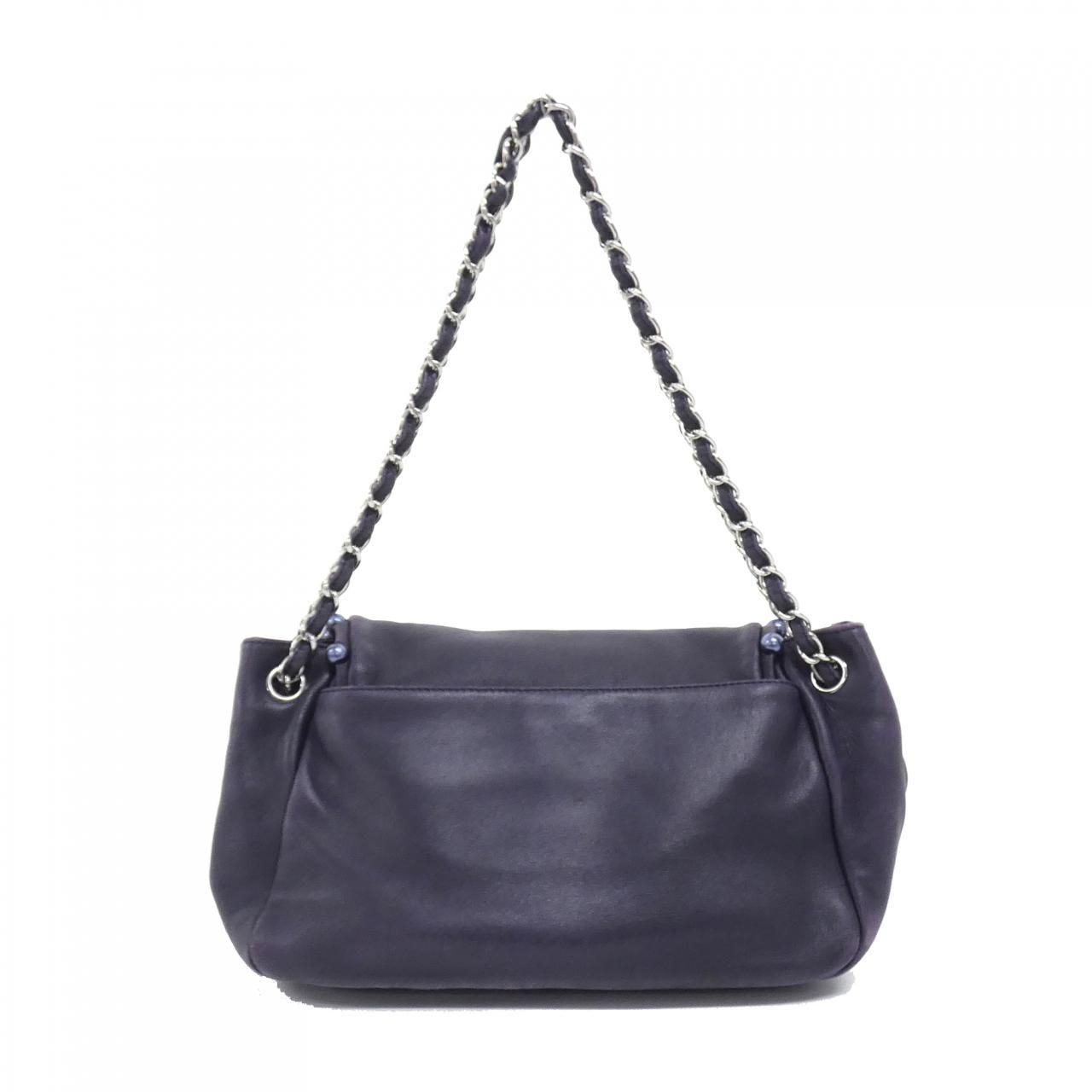 Chanel Shoulder Bag Navy — view 2