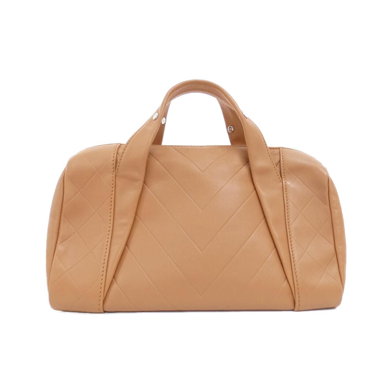 Chanel Boston Bag Travel Bags Beige — view 2