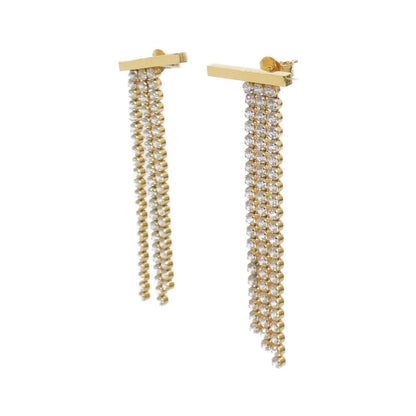 Celine Earrings Gold — view 2