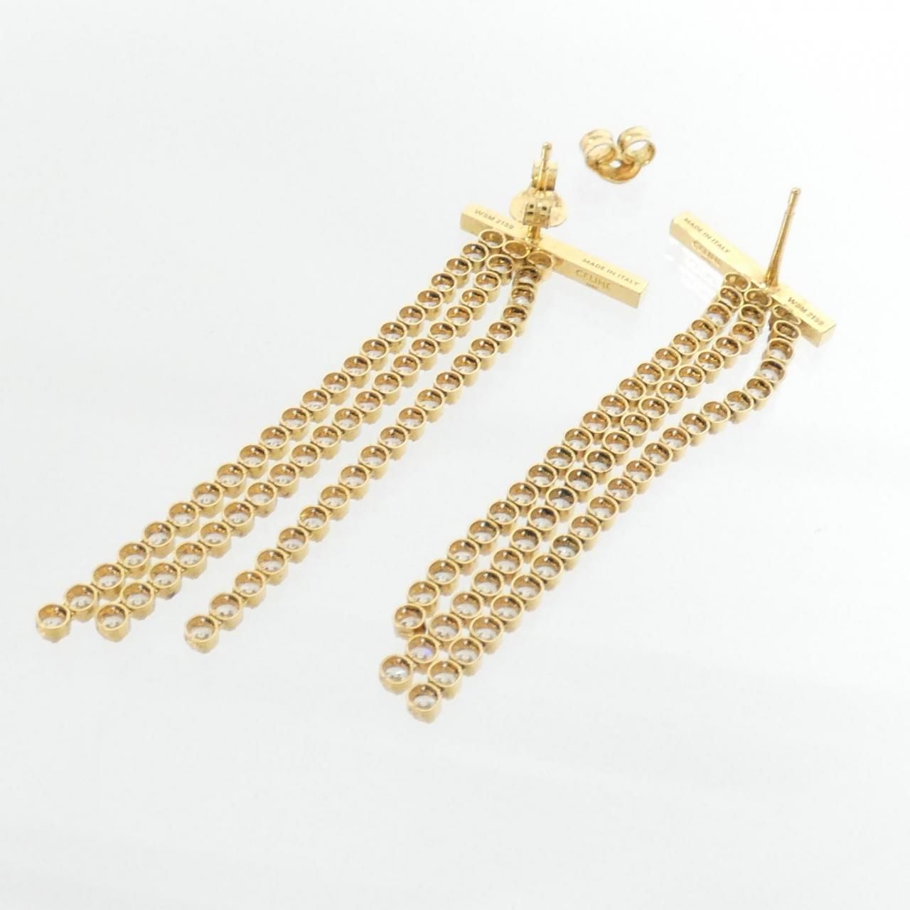 Celine Earrings Gold — view 3