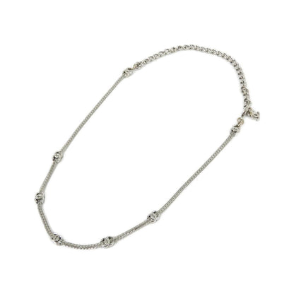 Chanel Necklace Silver — view 2