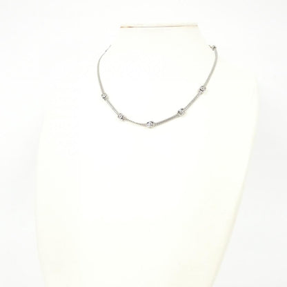 Chanel Necklace Silver — view 5