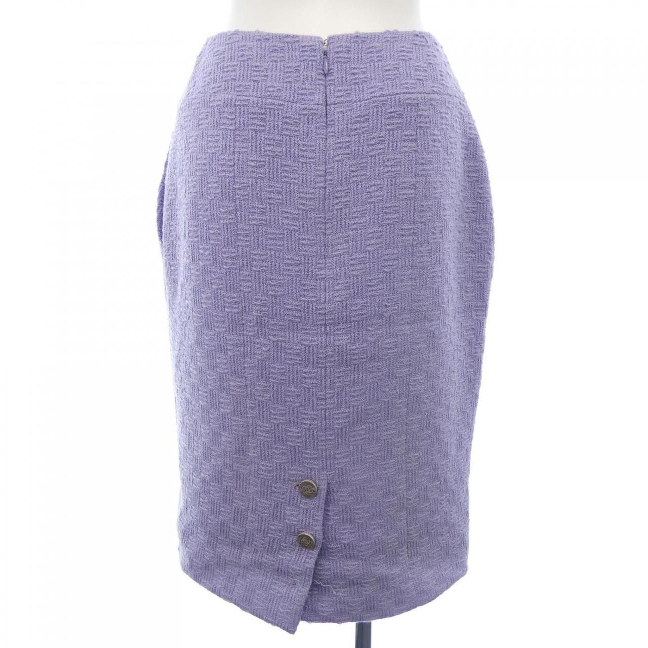 Chanel Vintage Suit Purple — view 8