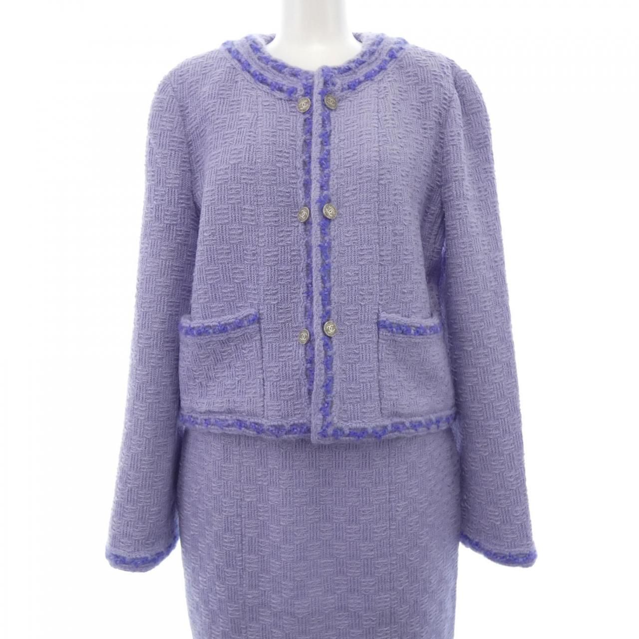 Chanel Vintage Suit Purple