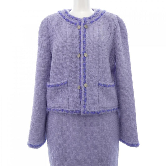 Chanel Vintage Suit Purple