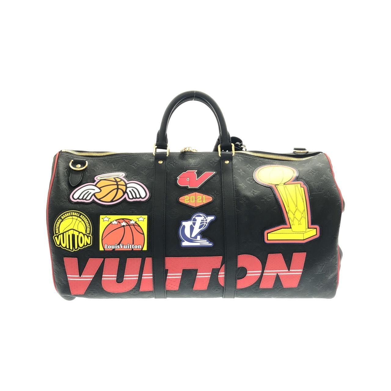Louis Vuitton Monogram Keepall Bandouliere 55 cm Boston — view 2