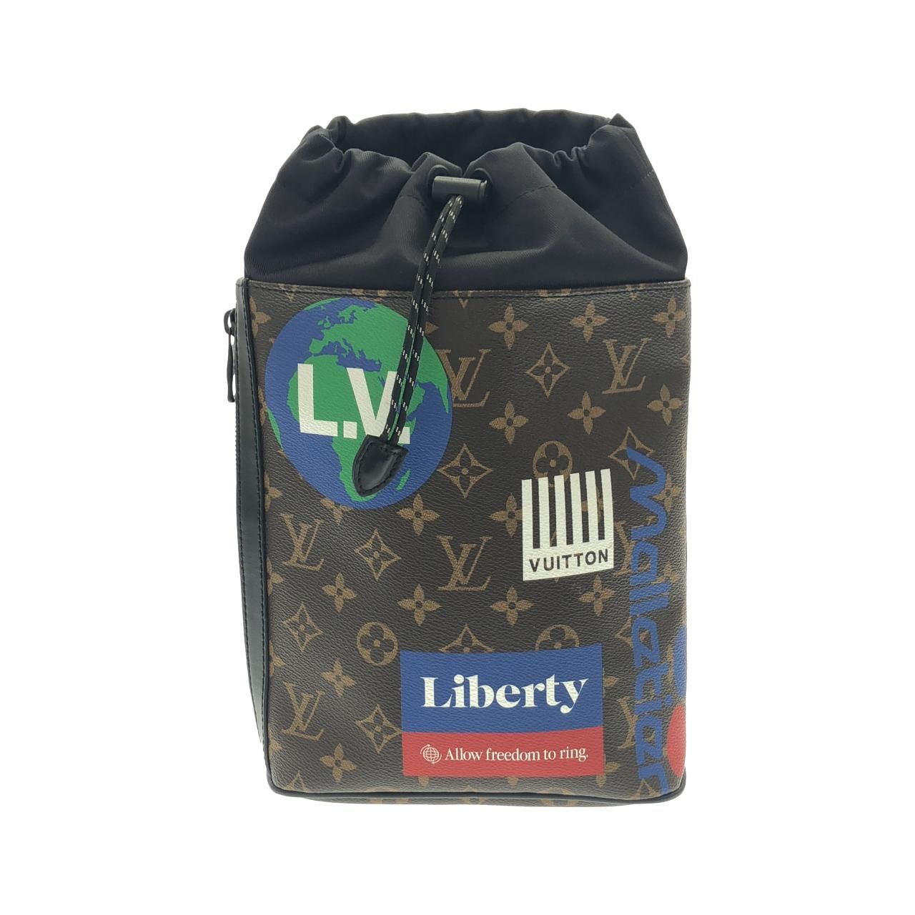 Louis Vuitton Monogram Logo Chalk Sling